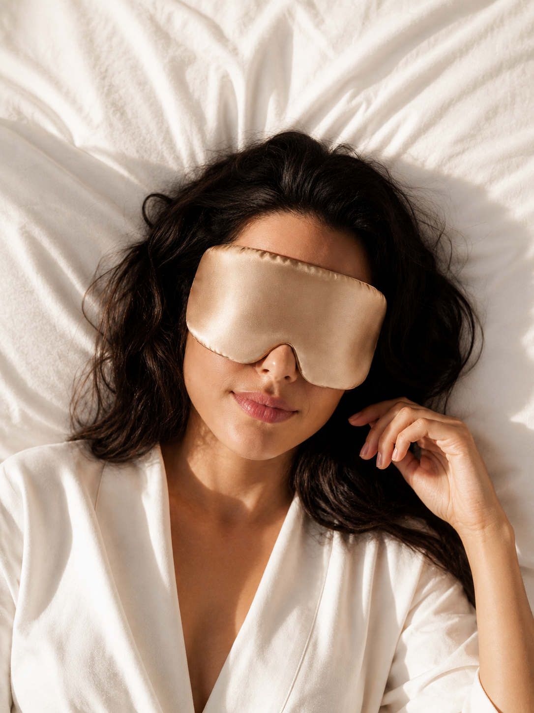 Adjustable Silk Eye Mask for Rest