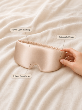 Adjustable Silk Eye Mask for Rest