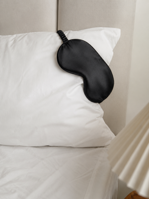 Reversible Satin Sleep Eye Mask with Light Blocking
