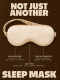 Reversible Satin Sleep Eye Mask with Light Blocking