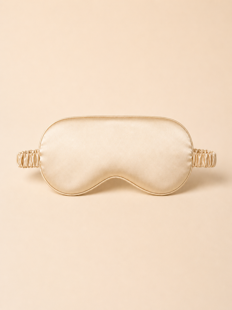 Reversible Satin Sleep Eye Mask with Light Blocking